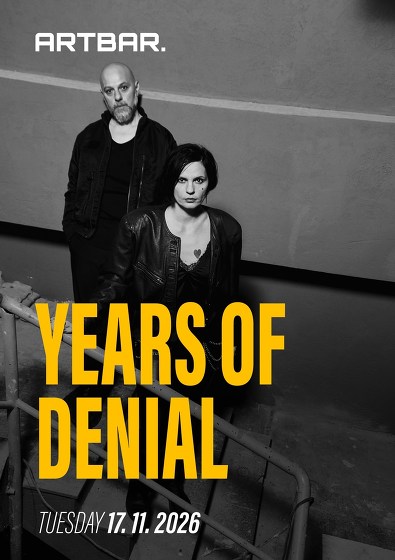 Plakát události Years of Denial (FR/CZ)