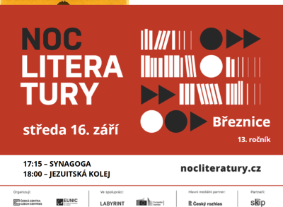 Plakát události Noc literatury
