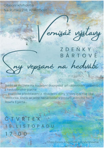 Plakát události Sny vepsané na hedvábí
