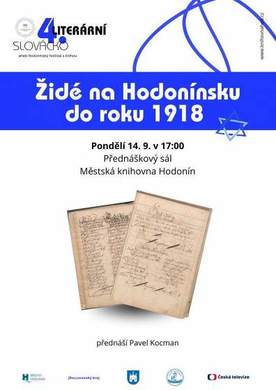Plakát události Židé na Hodonínsko do roku 1918