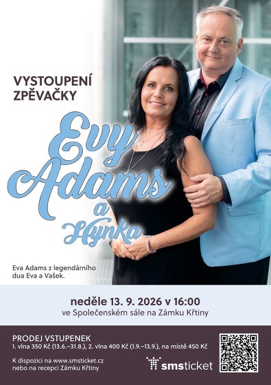 Plakát události Koncert Evy Adams a Hynka