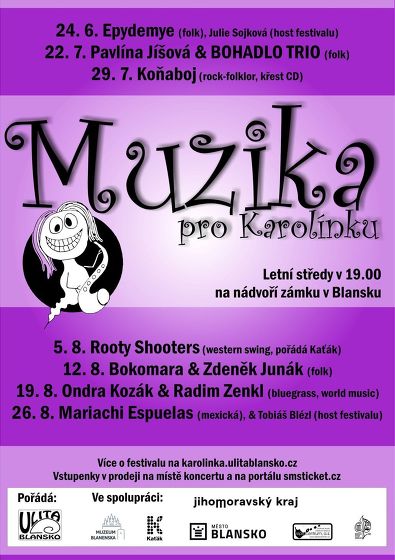 Plakát události Muzika pro Karolínku