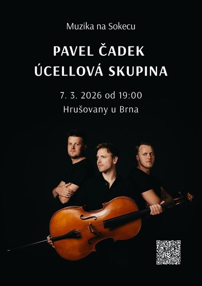 Plakát události Muzika na Sokecu: Pavel Čadek a Úcellová skupina
