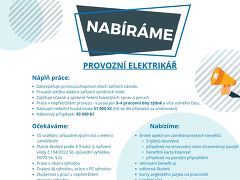 PFNonwovens Czech s.r.o. nabízí práci na pozici Provozní elektrikář v obci Znojmo