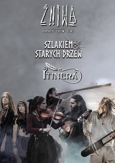 Plakát události Żniwa, Szlakiem Starych Drzew a Itinera v Brně