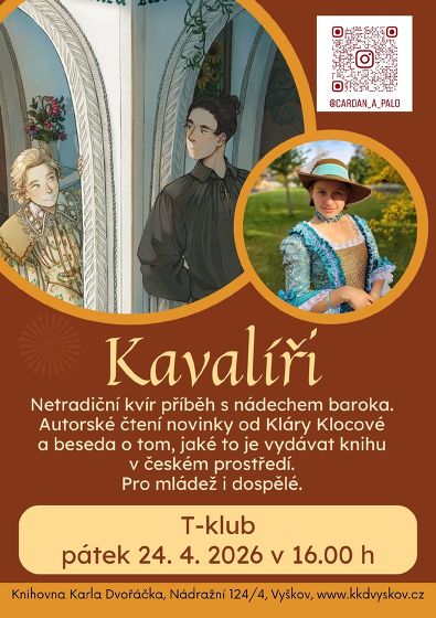 Plakát události Kavalíři - autorské čtení