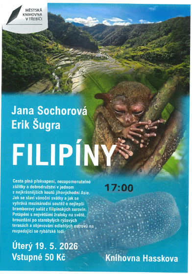 Plakát události Filipíny / Jana Sochorová