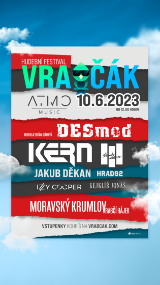 Plakát události VRABČÁK - hudební festival