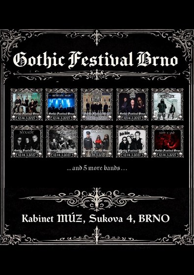 Plakát události Gothic Festival Brno ‘27