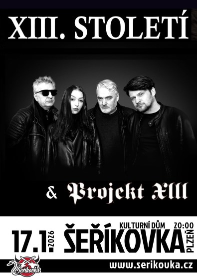 Plakát události XIII. STOLETÍ & PROJEKT XIII.