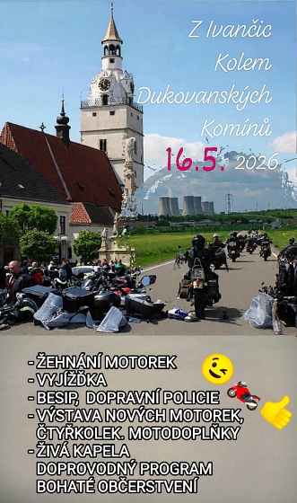 Plakát události Z Ivančic kolem Dukovanských komínů 2026
