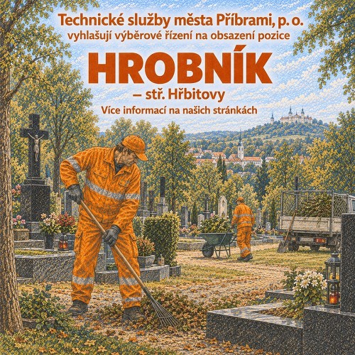 Hrobník – středisko Hřbitovy, Příbram