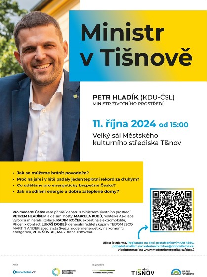 Plakát události Pro moderní Česko: diskuze plná nové energie