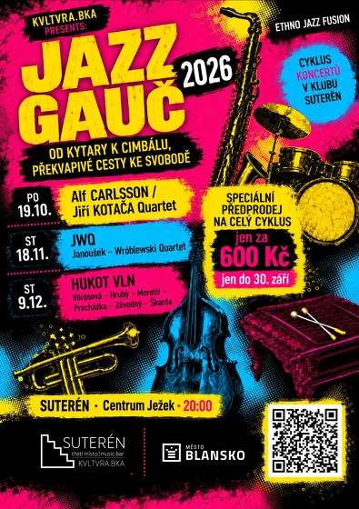 Plakát události Cyklus Jazz Gauč