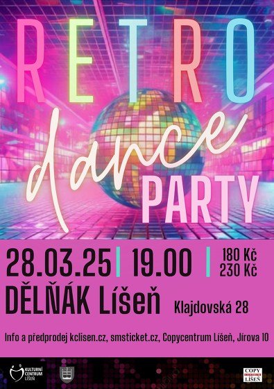 Plakát události Retro Dance Party