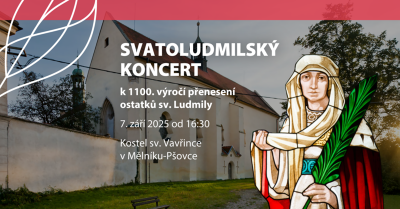 Plakát události Svatoludmilský koncert