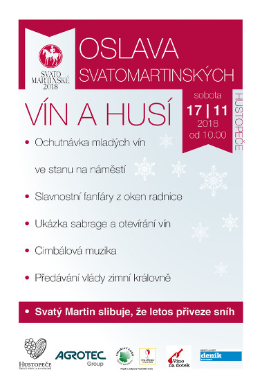 Plakát události Oslava svatomartinských vín a husí