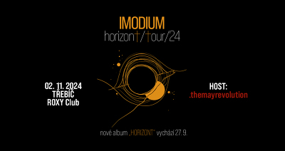 Plakát události Imodium – Horizont tour (host: themayrevolution)