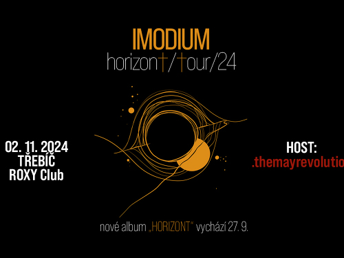 Plakát události Imodium – Horizont tour (host: themayrevolution)