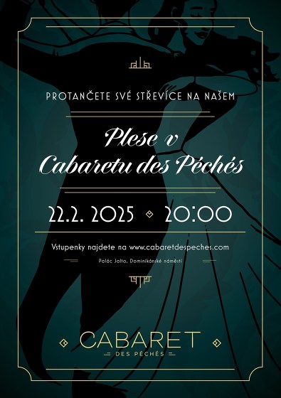 Plakát události Ples v Cabaret des Péchés