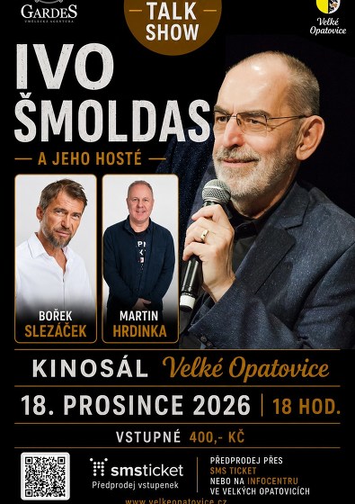 Plakát události Talk show Ivo Šmoldase s hosty