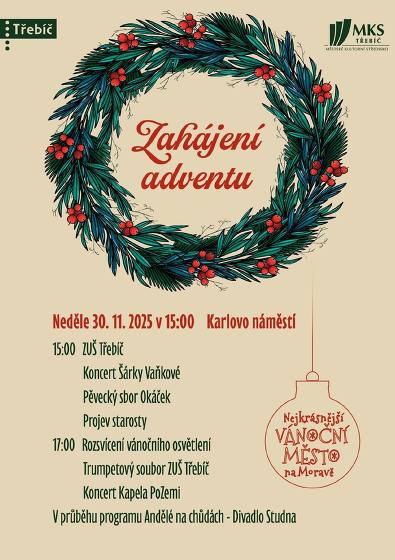 Plakát události Zahájení adventu