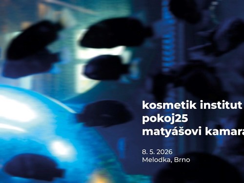 Plakát události kosmetik institut (křest), pokoj 25, matyášovi kamarádi