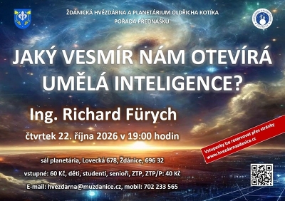 Plakát události Jaký vesmír nám otevírá umělá inteligence?