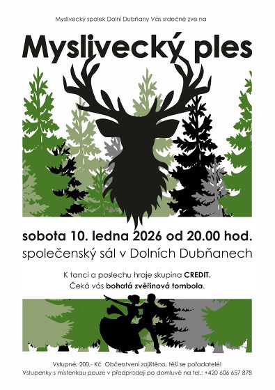 Plakát události Myslivecký ples