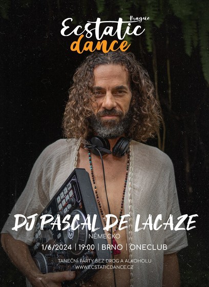 Plakát události Ecstatic dance Brno - DJ Pascal de Lacaze (Berlin)