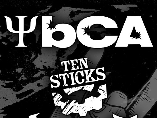 Plakát události Ybca, Ocelot, Ten Sticks