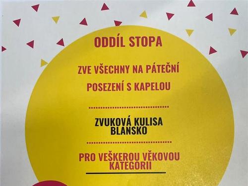 Plakát události Posezení s kapelou Zvuková Kulisa