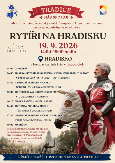 Plakát události Tradice nás spojují: Rytíři na Hradisku