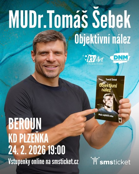 Plakát události MUDr. Tomáš Šebek: Objektivní nález