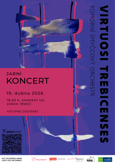 Plakát události Jarní koncert s Virtuosi Trebicenses