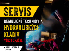 Hydraulická kladiva s.r.o. nabízí práci na pozici Servisní technik - Servisní technik demoliční techniky v obci Čikov