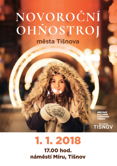 Plakát události Novoroční ohňostroj města Tišnova