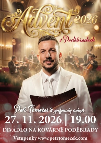 Plakát události Petr Tomeček / Advent 2026 v Poděbradech