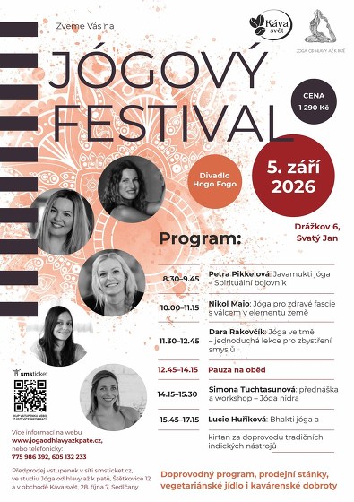Plakát události Jógový festival v Hogo Fogo