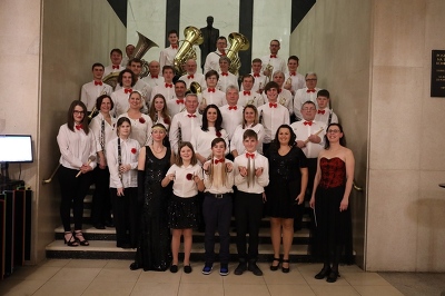 Plakát události Masarykův kulturní dům - 90 let | Koncert Velkého dechového orchestru