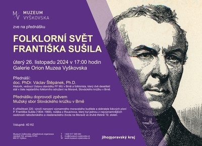 Plakát události Folklorní svět Františka Sušila