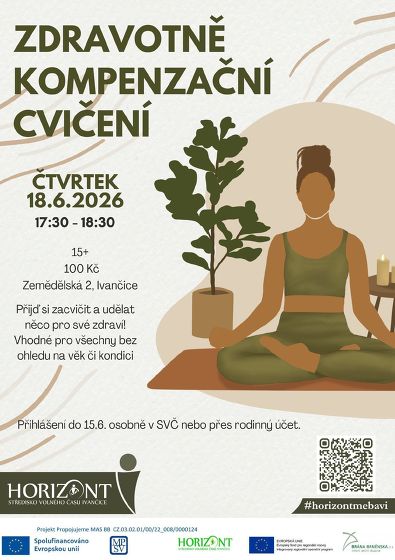 Plakát události Zdravotně kompenzační cvičení - červen26
