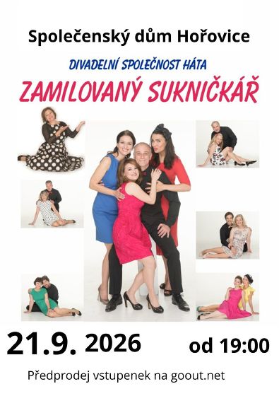Plakát události Zamilovaný sukničkář