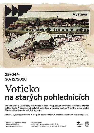 Plakát události Vernisáž výstavy Voticko na starých pohlednicích