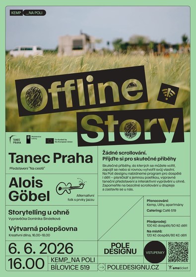 Plakát události Offline story na poli