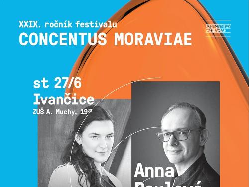 Plakát události Concentus Moraviae - Anna Paulová, Martin Kasík