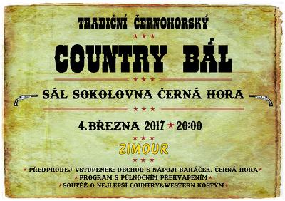 Plakát události Country bál
