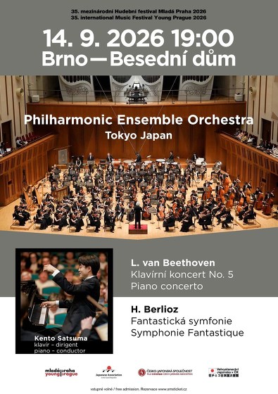 Plakát události 35. Mladá Praha - Philharmonic Orchestra Tokyo