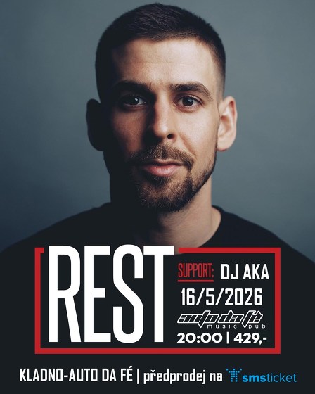 Plakát události REST v Auto Da Fé