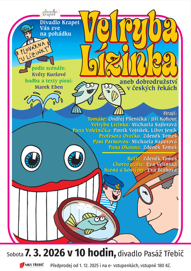 Plakát události Velryba Lízinka